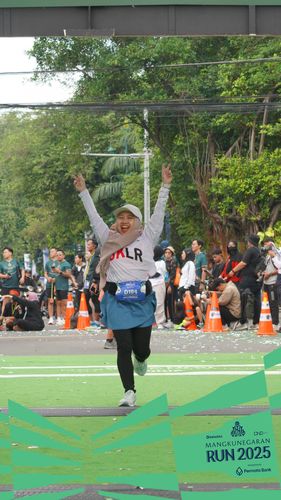 Race photo from Mangkunegaran Run 2025