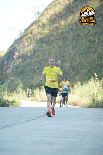 Race photo from Kelud Vertical Challenge 2024