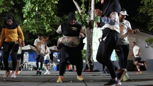 Race photo from ISC - Arutmin Borneo Run 