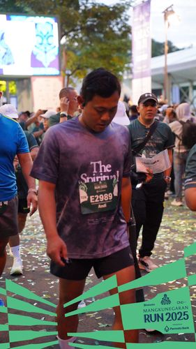 Race photo from Mangkunegaran Run 2025