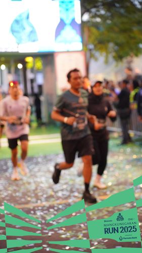 Race photo from Mangkunegaran Run 2025