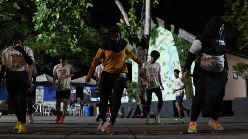Race photo from ISC - Arutmin Borneo Run 