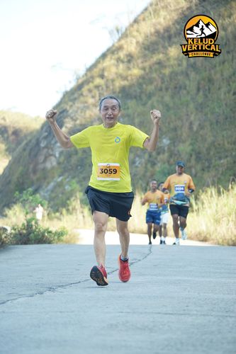 Race photo from Kelud Vertical Challenge 2024