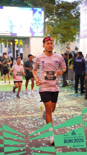 Race photo from Mangkunegaran Run 2025