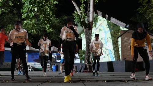 Race photo from ISC - Arutmin Borneo Run 