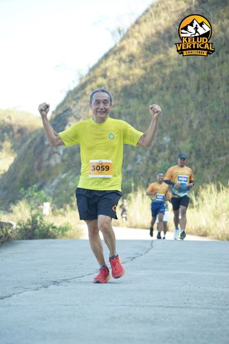 Race photo from Kelud Vertical Challenge 2024