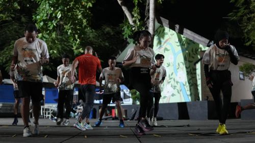 Race photo from ISC - Arutmin Borneo Run 