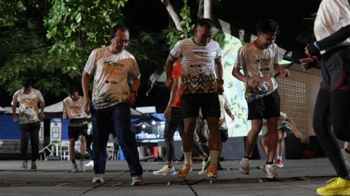 Race photo from ISC - Arutmin Borneo Run 