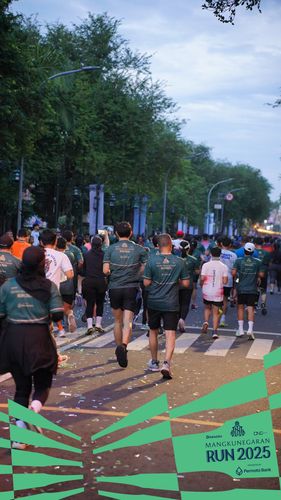 Race photo from Mangkunegaran Run 2025