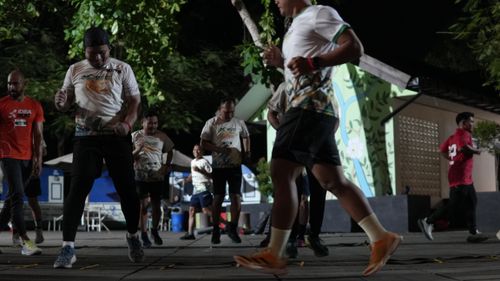 Race photo from ISC - Arutmin Borneo Run 