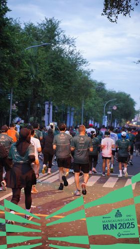 Race photo from Mangkunegaran Run 2025