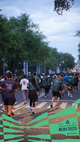 Race photo from Mangkunegaran Run 2025