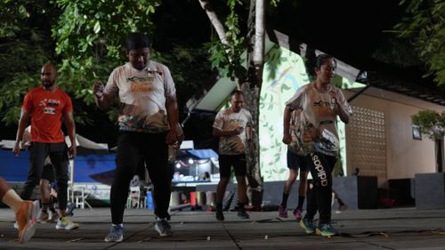 Race photo from ISC - Arutmin Borneo Run 