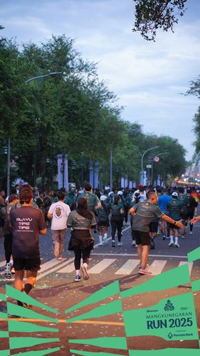 Race photo from Mangkunegaran Run 2025