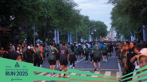 Race photo from Mangkunegaran Run 2025