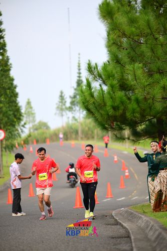 Race photo from CISANGKAN KBP CITY RUN 2025