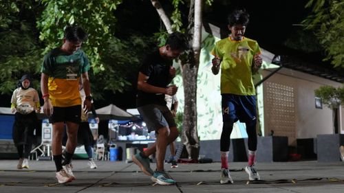 Race photo from ISC - Arutmin Borneo Run 