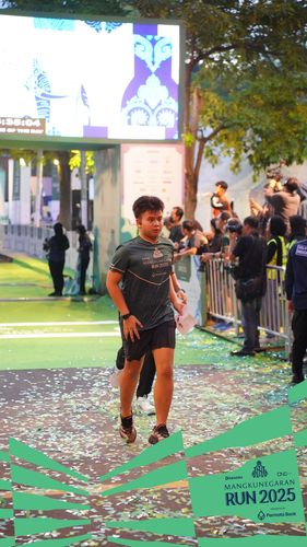 Race photo from Mangkunegaran Run 2025