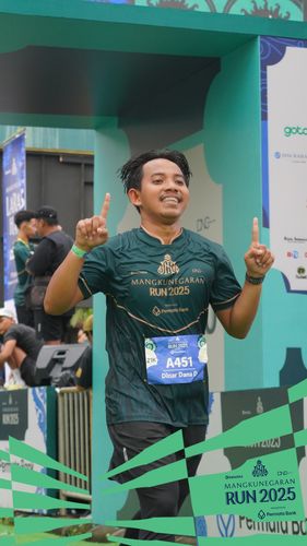 Race photo from Mangkunegaran Run 2025