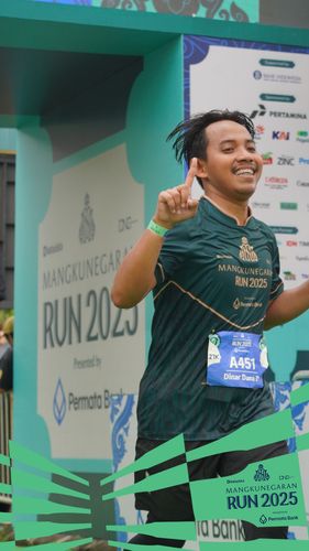 Race photo from Mangkunegaran Run 2025