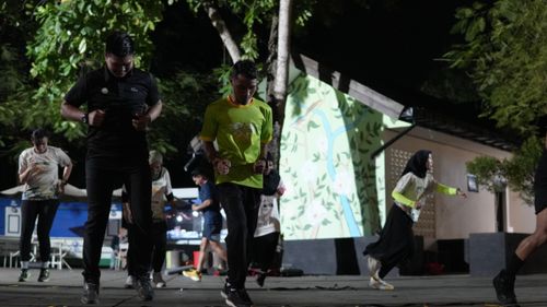 Race photo from ISC - Arutmin Borneo Run 