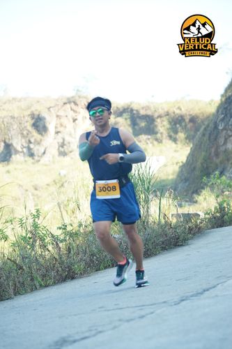 Race photo from Kelud Vertical Challenge 2024