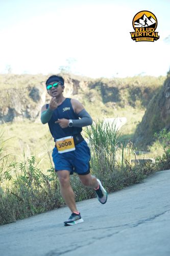 Race photo from Kelud Vertical Challenge 2024