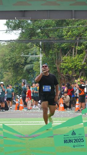 Race photo from Mangkunegaran Run 2025