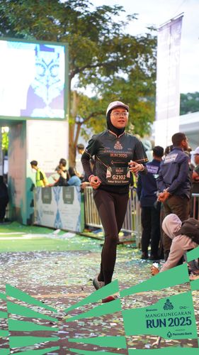 Race photo from Mangkunegaran Run 2025