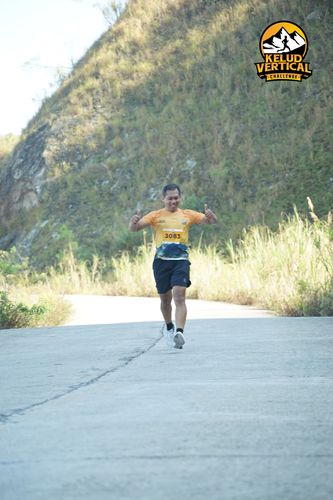 Race photo from Kelud Vertical Challenge 2024