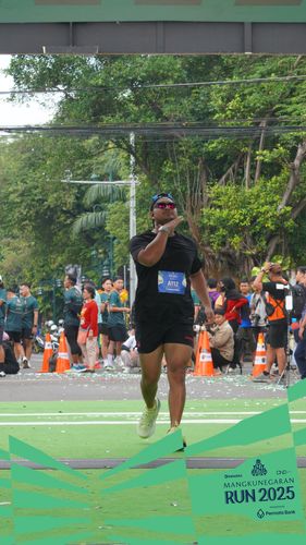 Race photo from Mangkunegaran Run 2025