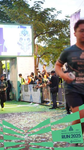 Race photo from Mangkunegaran Run 2025