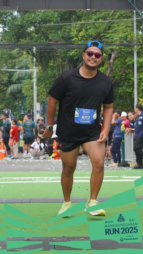 Race photo from Mangkunegaran Run 2025