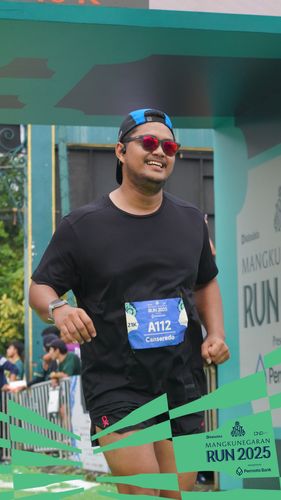 Race photo from Mangkunegaran Run 2025