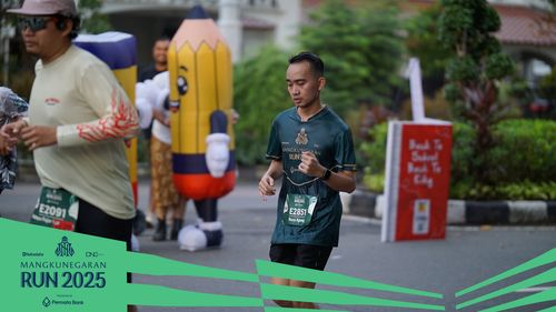 Race photo from Mangkunegaran Run 2025