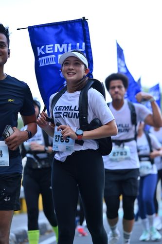 Race photo from KEMLU RUN 2025