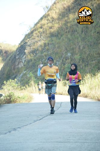 Race photo from Kelud Vertical Challenge 2024