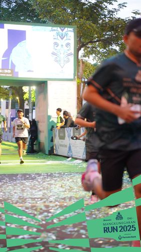Race photo from Mangkunegaran Run 2025