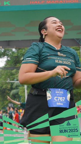 Race photo from Mangkunegaran Run 2025