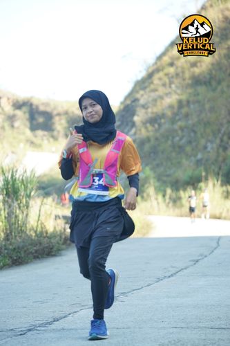 Race photo from Kelud Vertical Challenge 2024