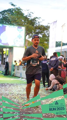 Race photo from Mangkunegaran Run 2025