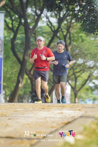 Race photo from BAF LIONS RUN 2024
