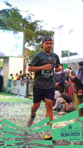 Race photo from Mangkunegaran Run 2025
