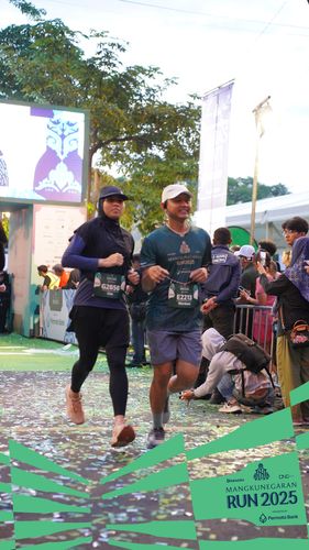 Race photo from Mangkunegaran Run 2025