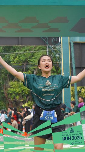 Race photo from Mangkunegaran Run 2025