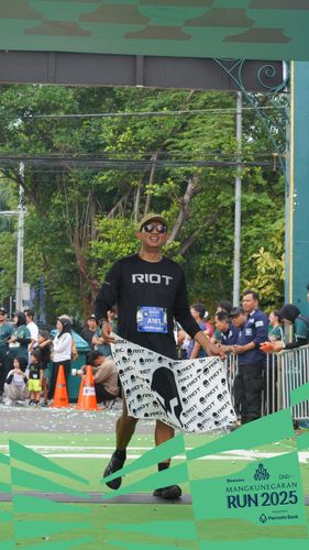 Race photo from Mangkunegaran Run 2025