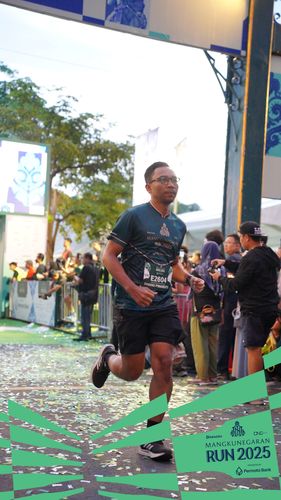 Race photo from Mangkunegaran Run 2025