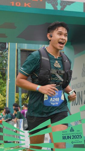 Race photo from Mangkunegaran Run 2025