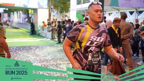 Race photo from Mangkunegaran Run 2025