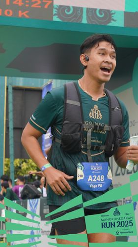 Race photo from Mangkunegaran Run 2025